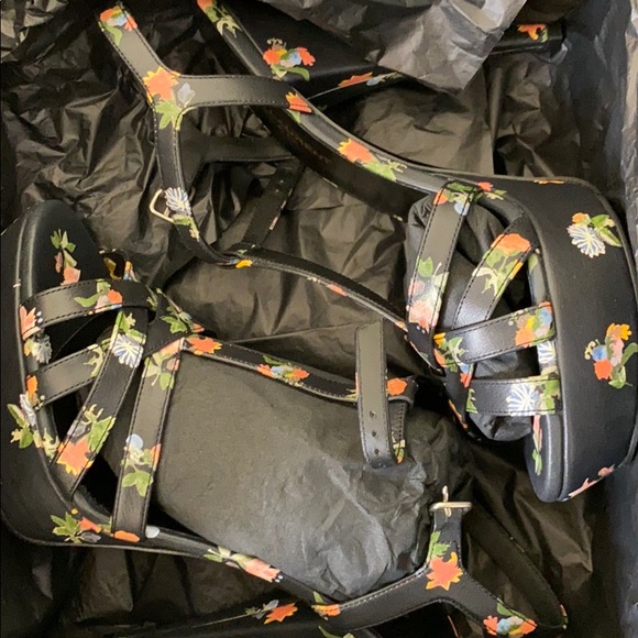 YSL Grungy flower sandals 39 - Picture 3 of 7